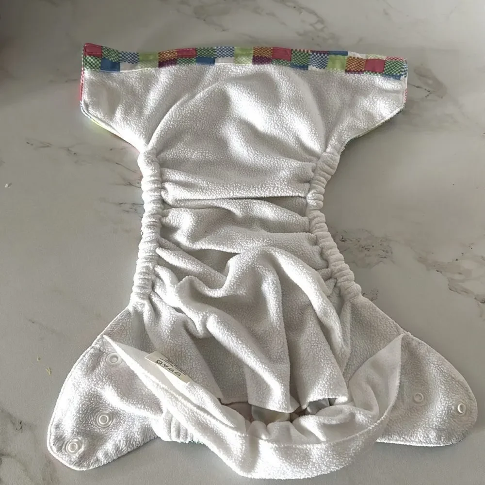 Bundle of 6 SUNBABY  Cloth Diapers EUC